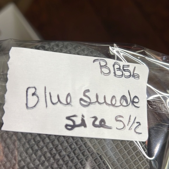 Aqua Skips Waterproof Blue Suede Oxford Lace ups shoes - Picture 12 of 12